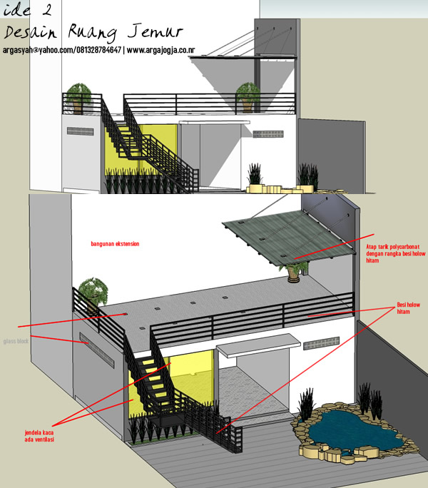 4 Ide Desain Ruang Jemur Modern Minimalis 4 Ide Desain Ruang Jemur Modern Minimalis