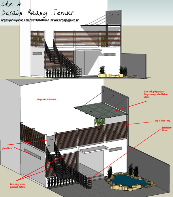 4 Ide Desain Ruang Jemur Modern Minimalis 4 Ide Desain Ruang Jemur Modern Minimalis
