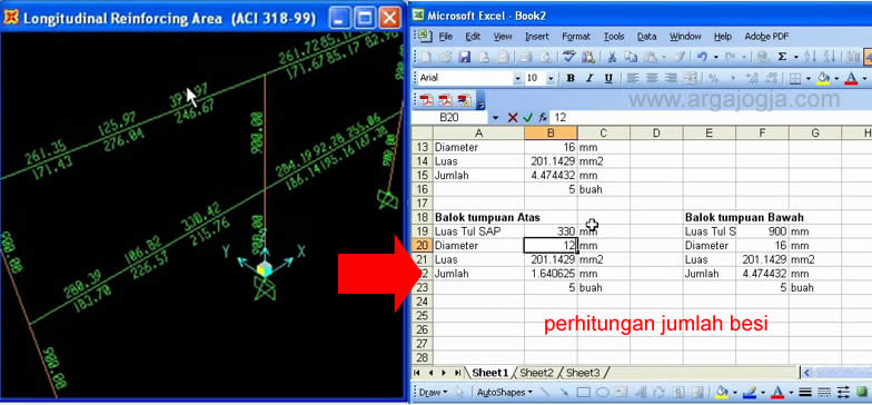 perhitungan-besi-dengan-sap2000