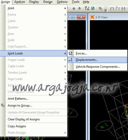 Tutorial Cara Memasukan Nilai Simpangan atau Displacement Ke Program SAP 2000 Tutorial Cara Memasukan Nilai Simpangan atau Displacement Ke Program SAP 2000