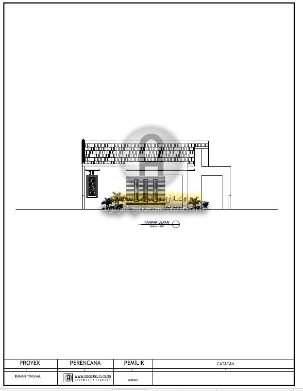  Gambar Kerja Rumah Mungil Minimalis Lahan 100 m2 