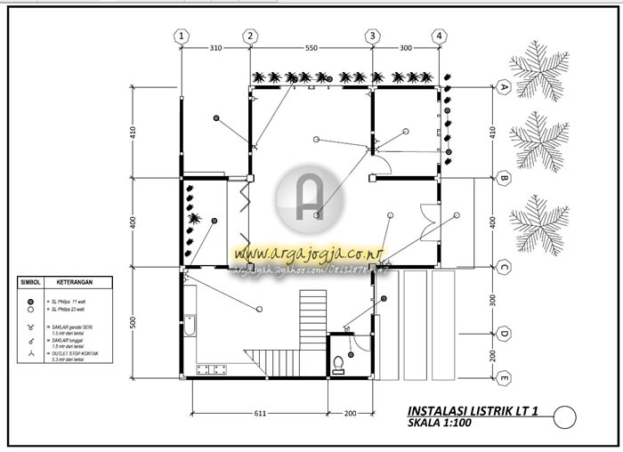 Gambar Kerja Arsitektural dan Utilitas Rumah Minimalis 2 Lantai Gambar Kerja Arsitektural dan Utilitas Rumah Minimalis 2 Lantai