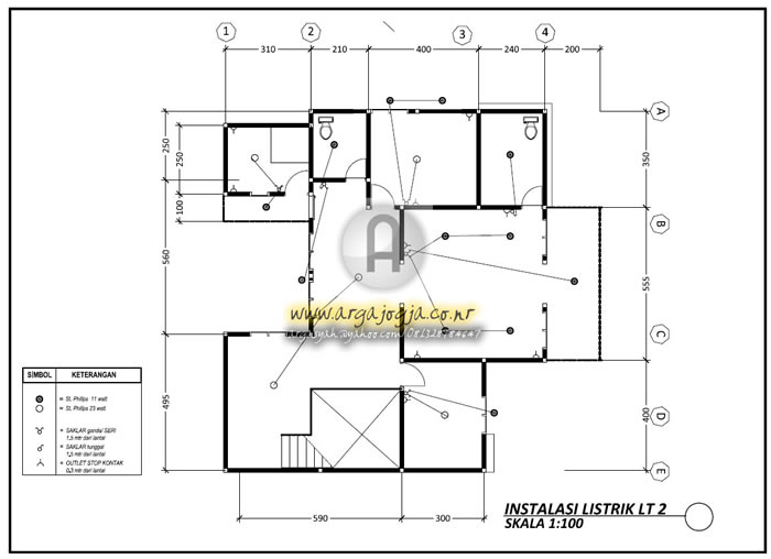 Gambar Kerja Arsitektural dan Utilitas Rumah Minimalis 2 Lantai Gambar Kerja Arsitektural dan Utilitas Rumah Minimalis 2 Lantai