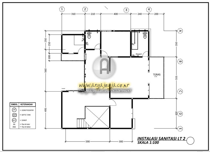 Gambar Kerja Arsitektural dan Utilitas Rumah Minimalis 2 Lantai Gambar Kerja Arsitektural dan Utilitas Rumah Minimalis 2 Lantai