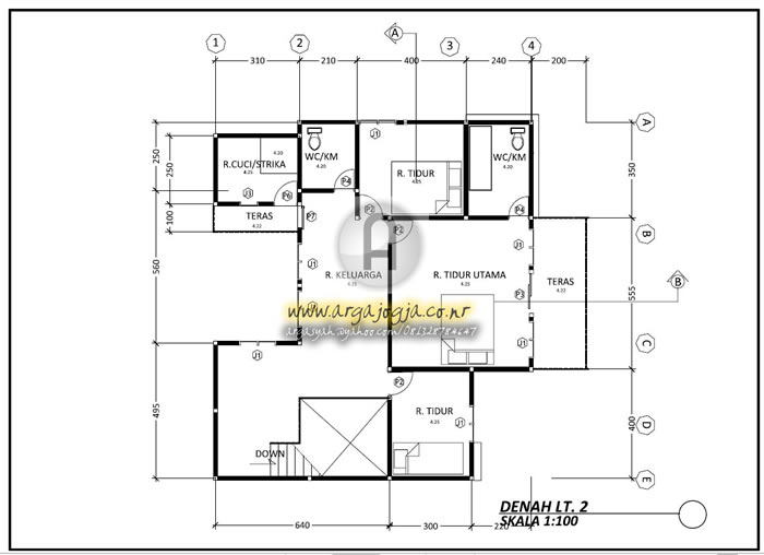 Gambar Kerja Arsitektural dan Utilitas Rumah Minimalis 2 Lantai Gambar Kerja Arsitektural dan Utilitas Rumah Minimalis 2 Lantai