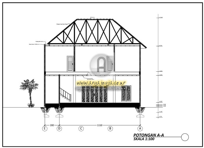 Gambar Kerja Arsitektural dan Utilitas Rumah Minimalis 2 Lantai Gambar Kerja Arsitektural dan Utilitas Rumah Minimalis 2 Lantai