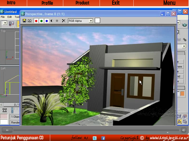 Video Tutorial Pembuatan Rumah dengan AutoCAD dan 3ds Max Available Now