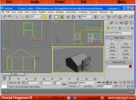 Video Tutorial Pembuatan Rumah dengan AutoCAD dan 3ds Max Available Now