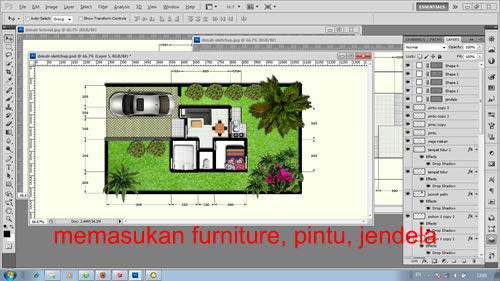 Memasukan Pintu Jendela Furniture