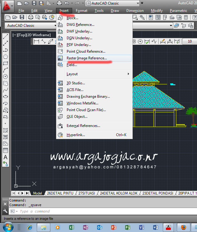 cara menggunakan autocad 2007 untuk pemula