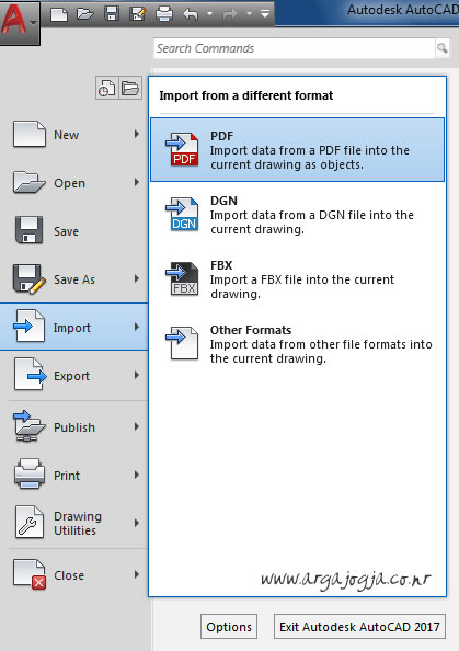 Import file PDF