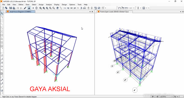 Video Tutorial Desain Struktur Baja Lantai Dengan Sap Available Now Argajogja S Blog