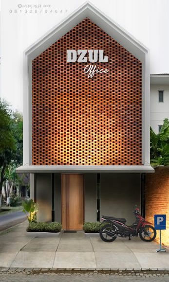 Desain Fasad Kantor Kecil Scandanavian Bata