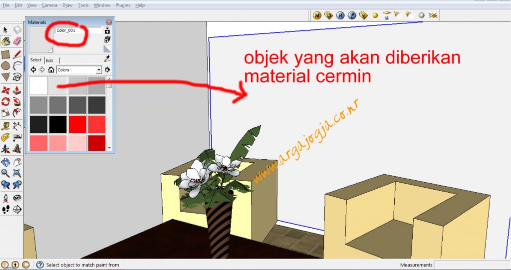 tutorial-cara-membuat-material-cermin-sketchup-8-vray-by-argajogja