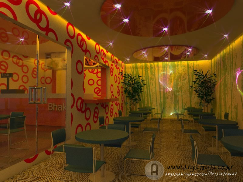 Desain Interior Cafe Glamour Indoor Yang Menawan