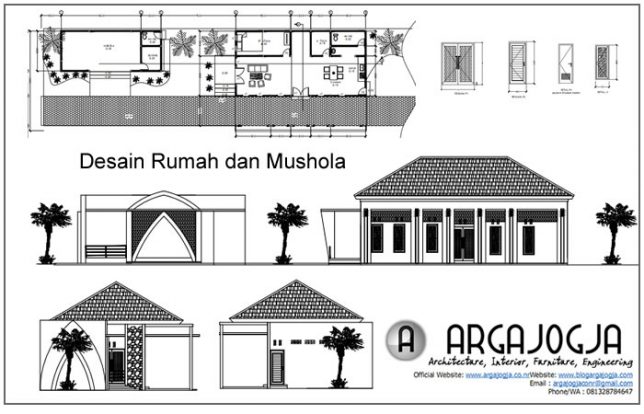 Desain Mushola Minimalis