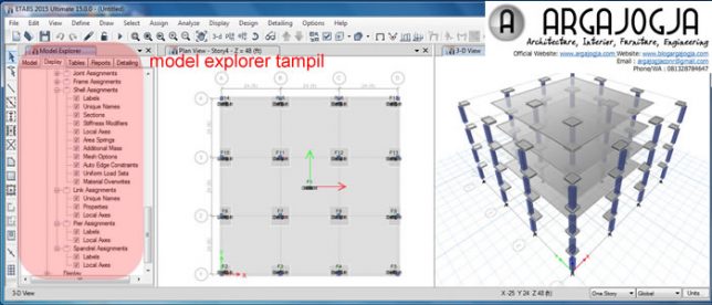 Model Explorer Tampil