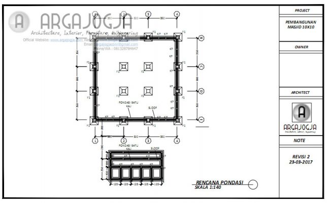 Desain Masjid Tropis Sederhana 10×10 Dan Tempat Wudhu + Download ...