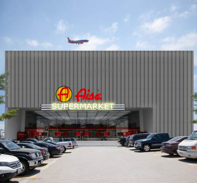 Desain Supermarket Fasad Galvalum