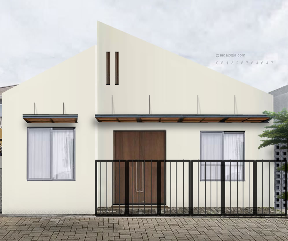 desain rumah sederhana fasad minimalis