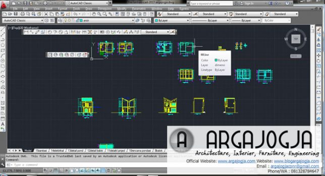 download file autocad dwg rumah 2 lantai argajogja