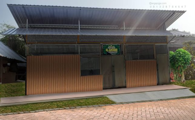 Desain Fasad Kantin Sekolah Sederhana Murah Meriah alternatif 2