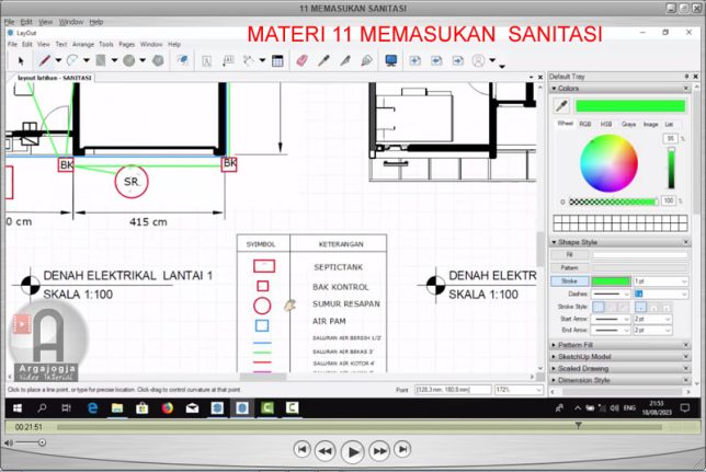 Membuat gambar sanitasi