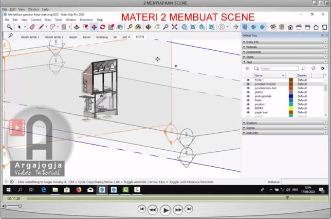 membuat scene