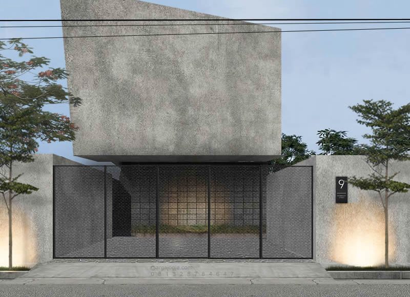 Desain Fasad Rumah Industrial Minimalis: Hemat Biaya dalam Lebar 5 Meter