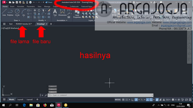 Cara Cepat Membuat File Baru AutoCAD 2024 Tanpa Keluar Dari File Lama ...