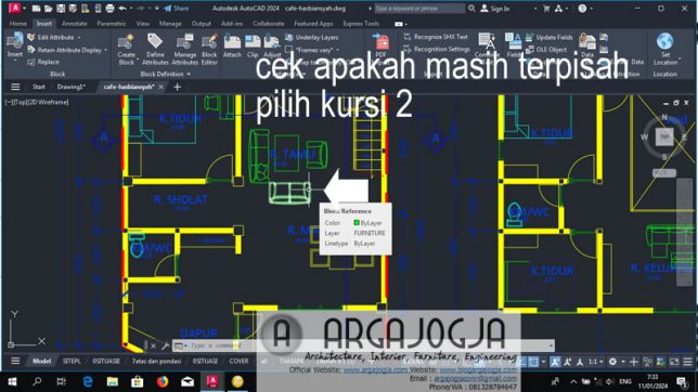 cek kursi