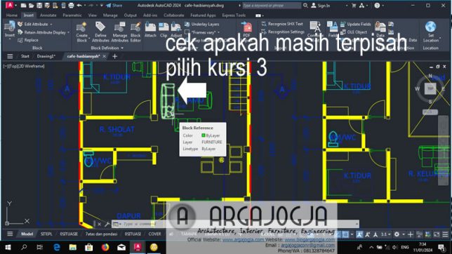 cek kursi 3