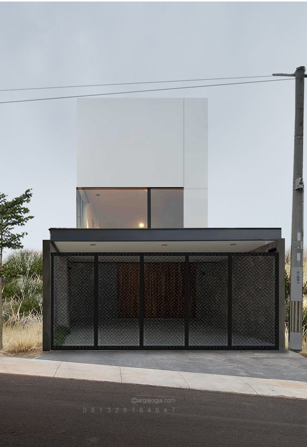 Desain Rumah Fasad Lebar 5 Meter: Simpel dan Minimalis