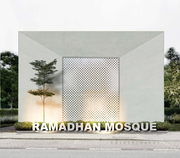 Masjid Modern Minimalis: Harmoni Antara Fungsionalitas dan Estetika Bentuk Kotak Cekung