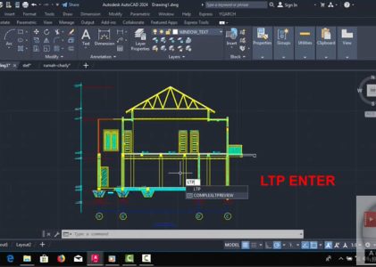 Cara Membuat Potongan Tangga Super Cepat di AutoCAD 2024